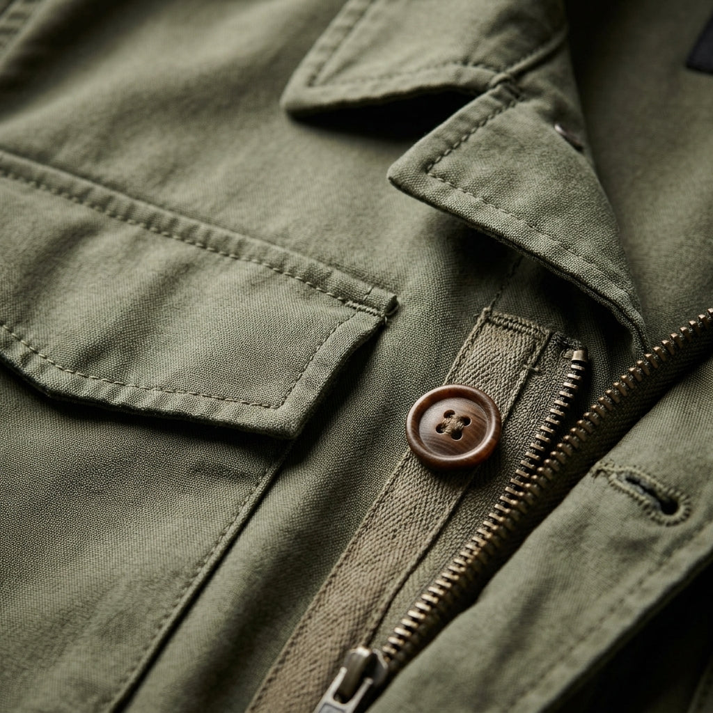 Christian Men's Jacket with Collar