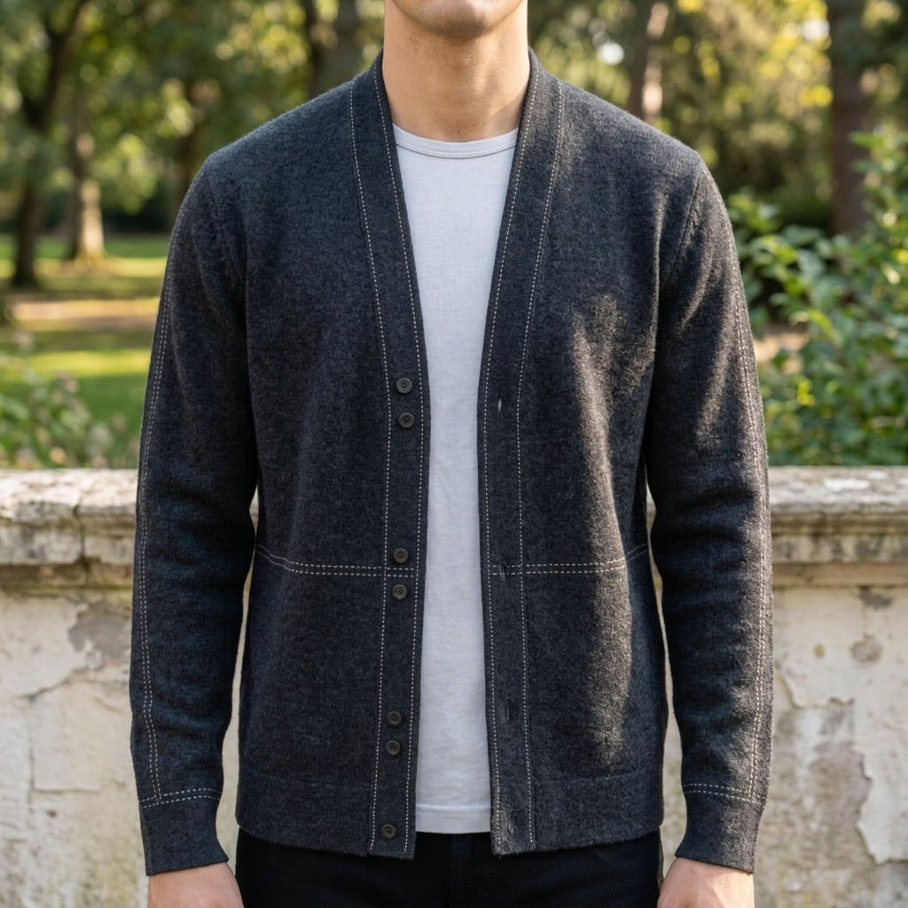 Korcula Wool Knit Cardigan