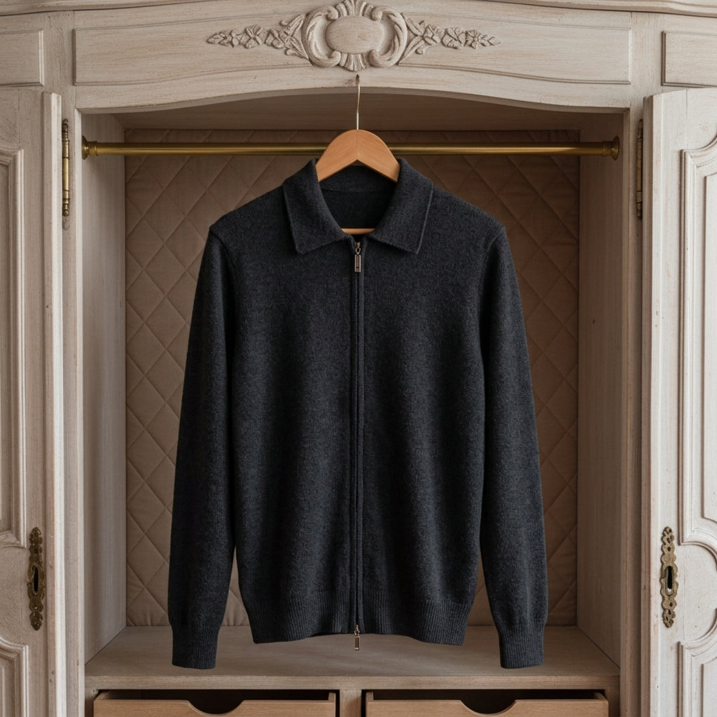 Tarragona Zip Knit Cardigan