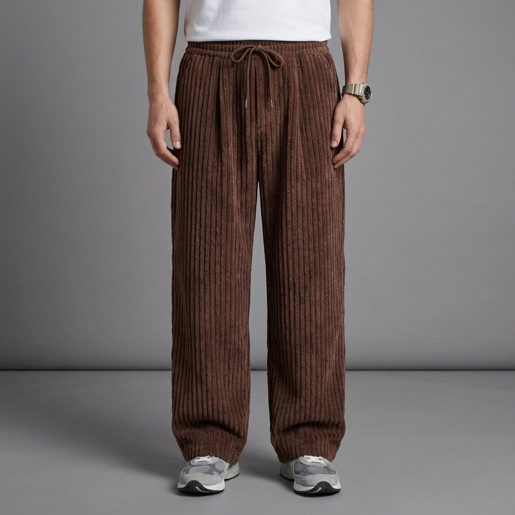 Rapallo Wide Leg Corduroy Pants