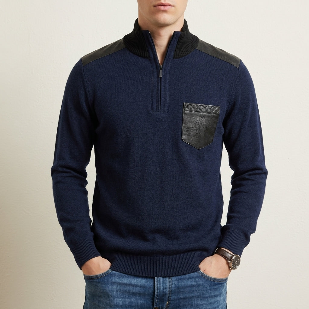 Altea Quarter-Zip Knit Sweater