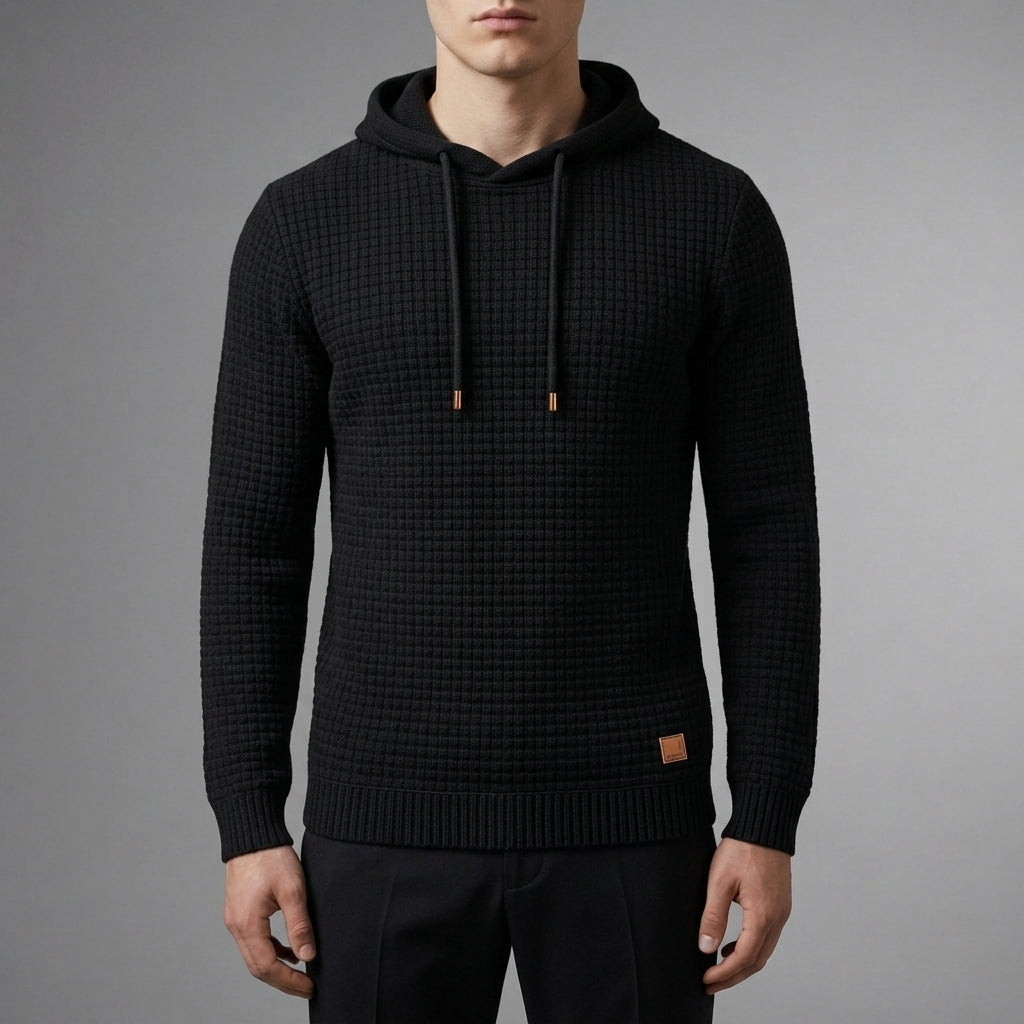 Paphos Marcus Waffle Knit Hoodie
