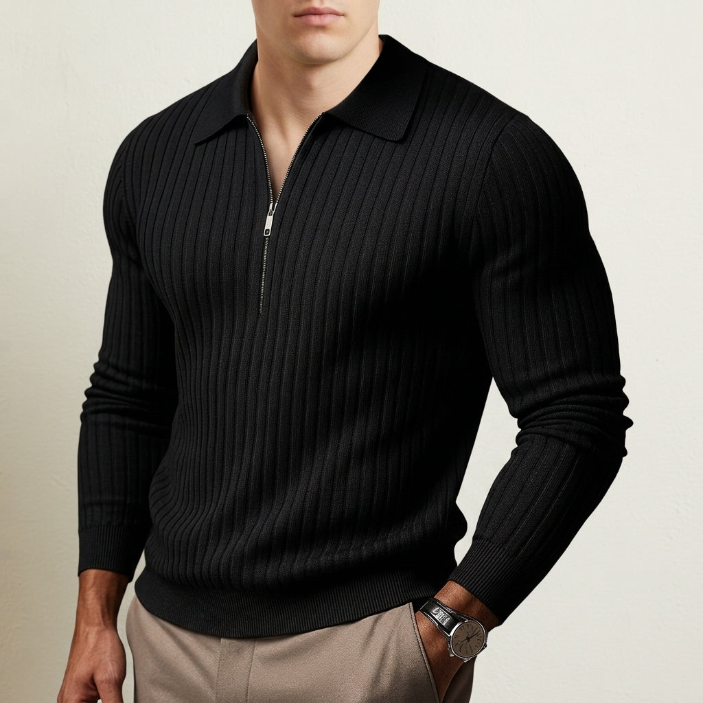 Ronda Marco Quarter-Zip Sweater