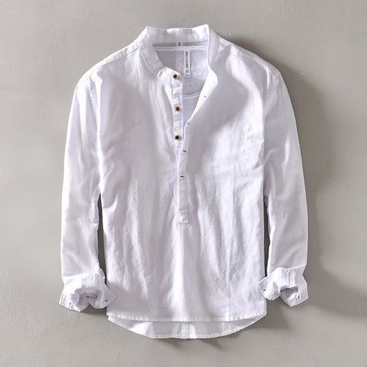 Kyoto Henley Linen Shirt