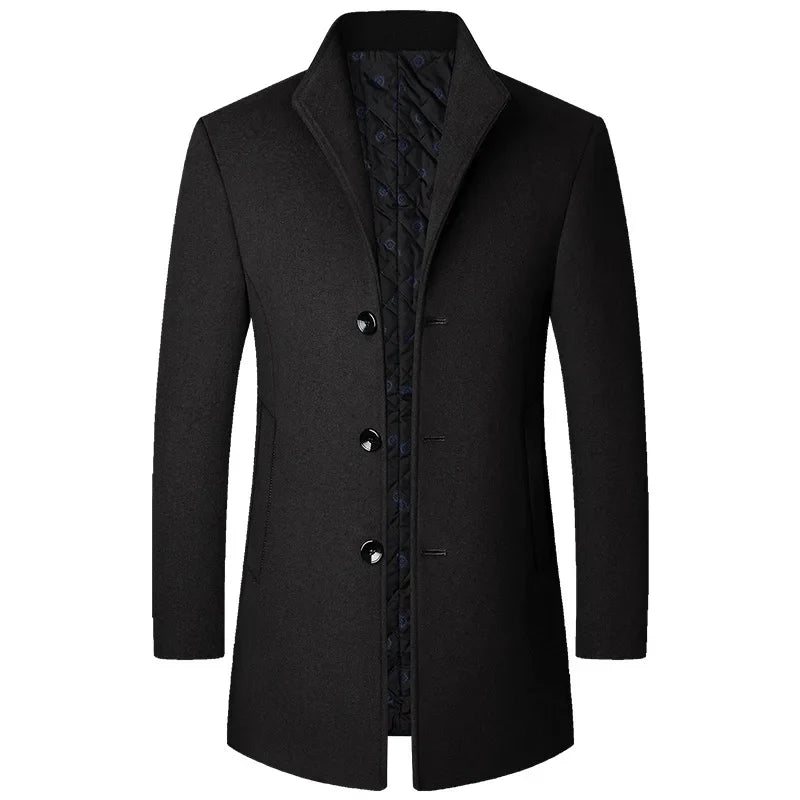MONSO MEN WOOL OVERCOAT