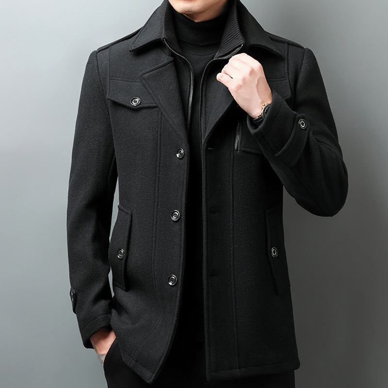 Valen Wool-Blend Utility Jacket
