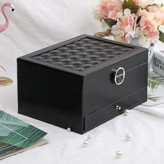Jewelry Case — Modern Chic Multi-Compartment