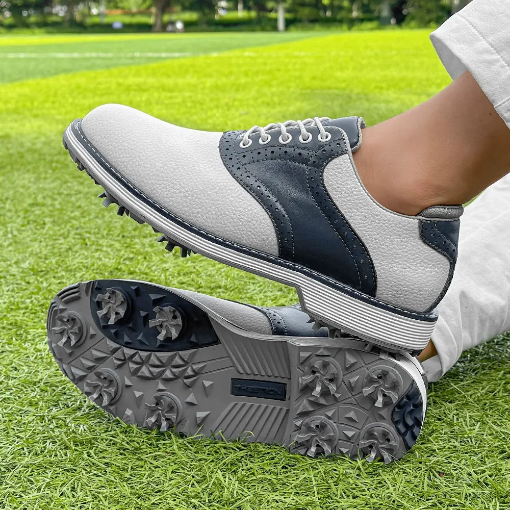 Nickolas Leather Golf Shoes