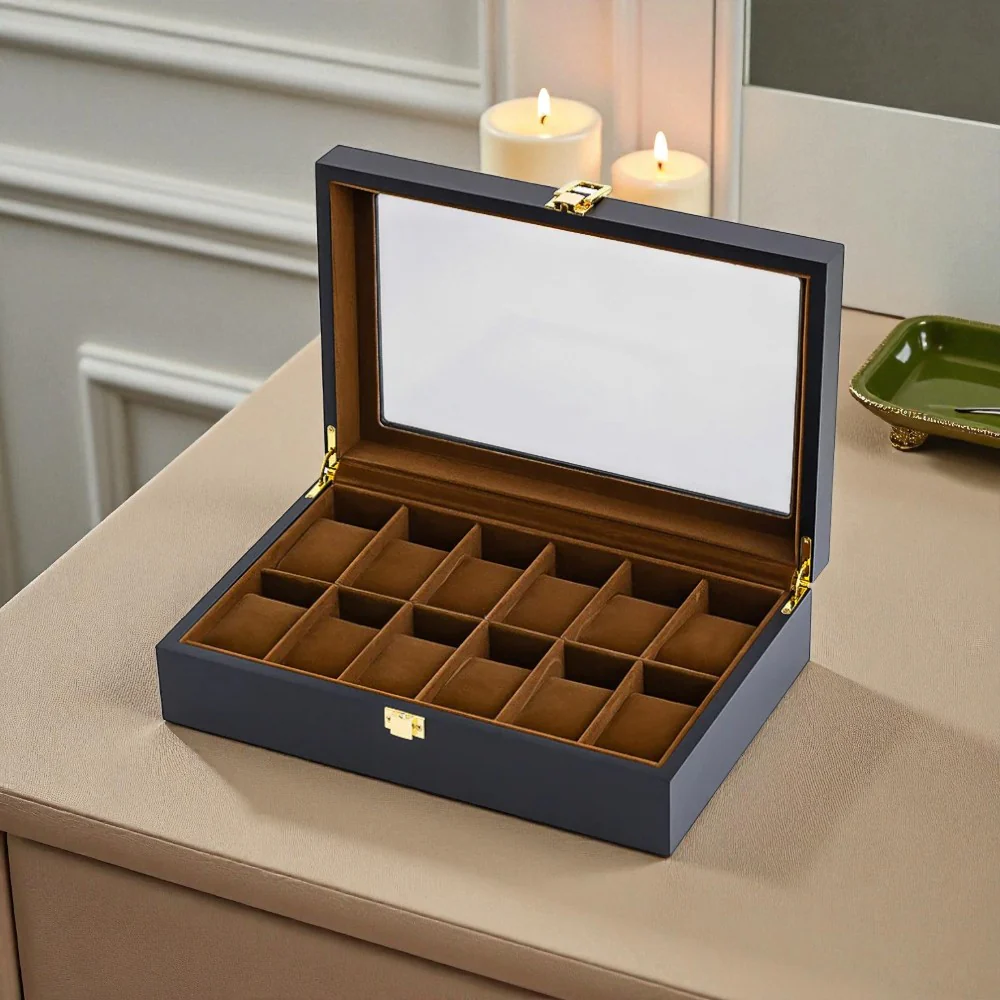 Watch Box with Glass Top — Display Case
