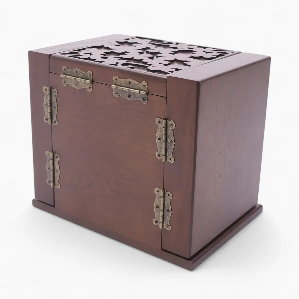 Jewelry Chest — Grand Rustic Vintage Wood