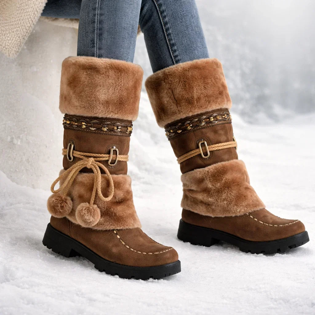 Rachel Plush Snow Winter Boots