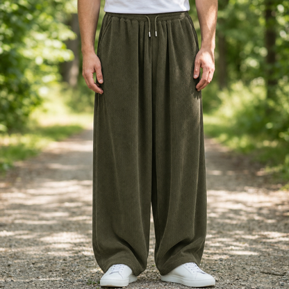 Santander Wide Leg Corduroy Pants