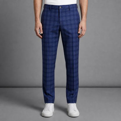 Cartagena Plaid Tapered Trousers