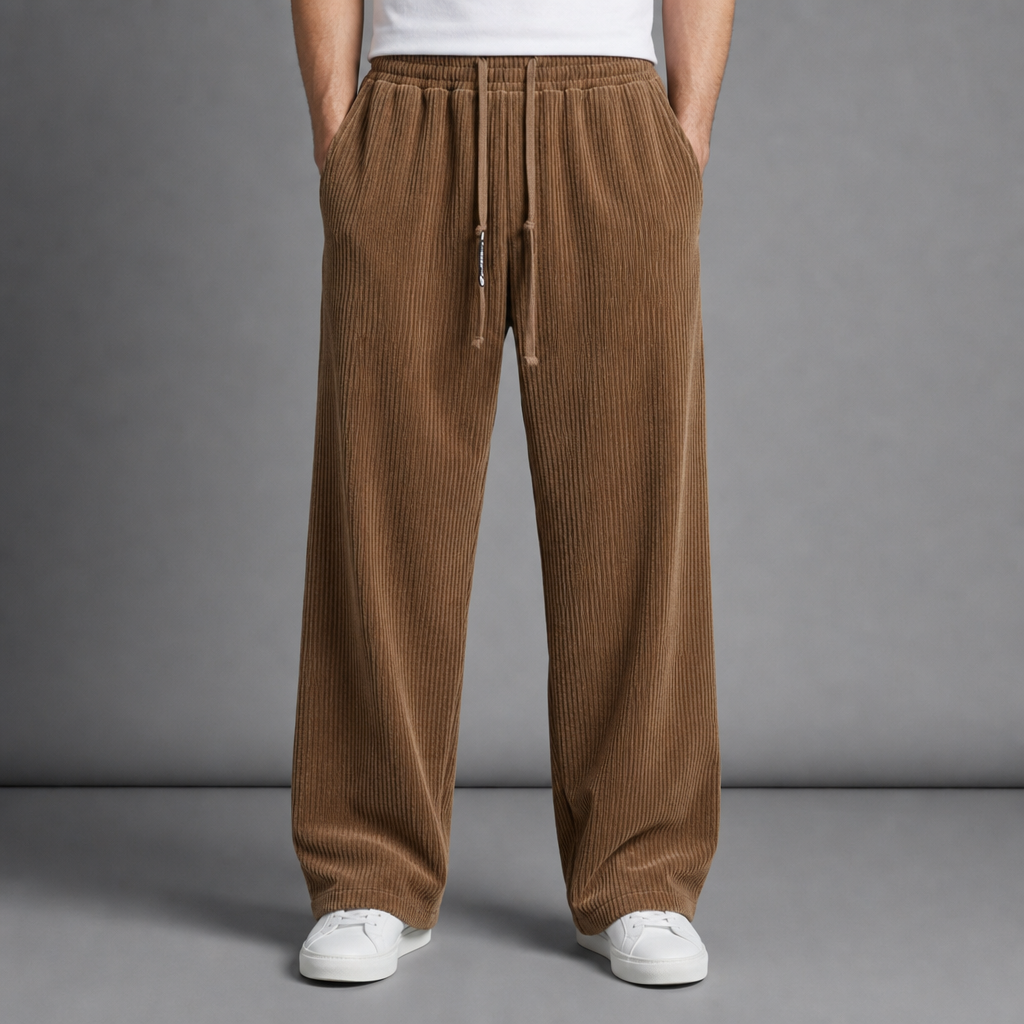 Marvao Wide Leg Corduroy Pants