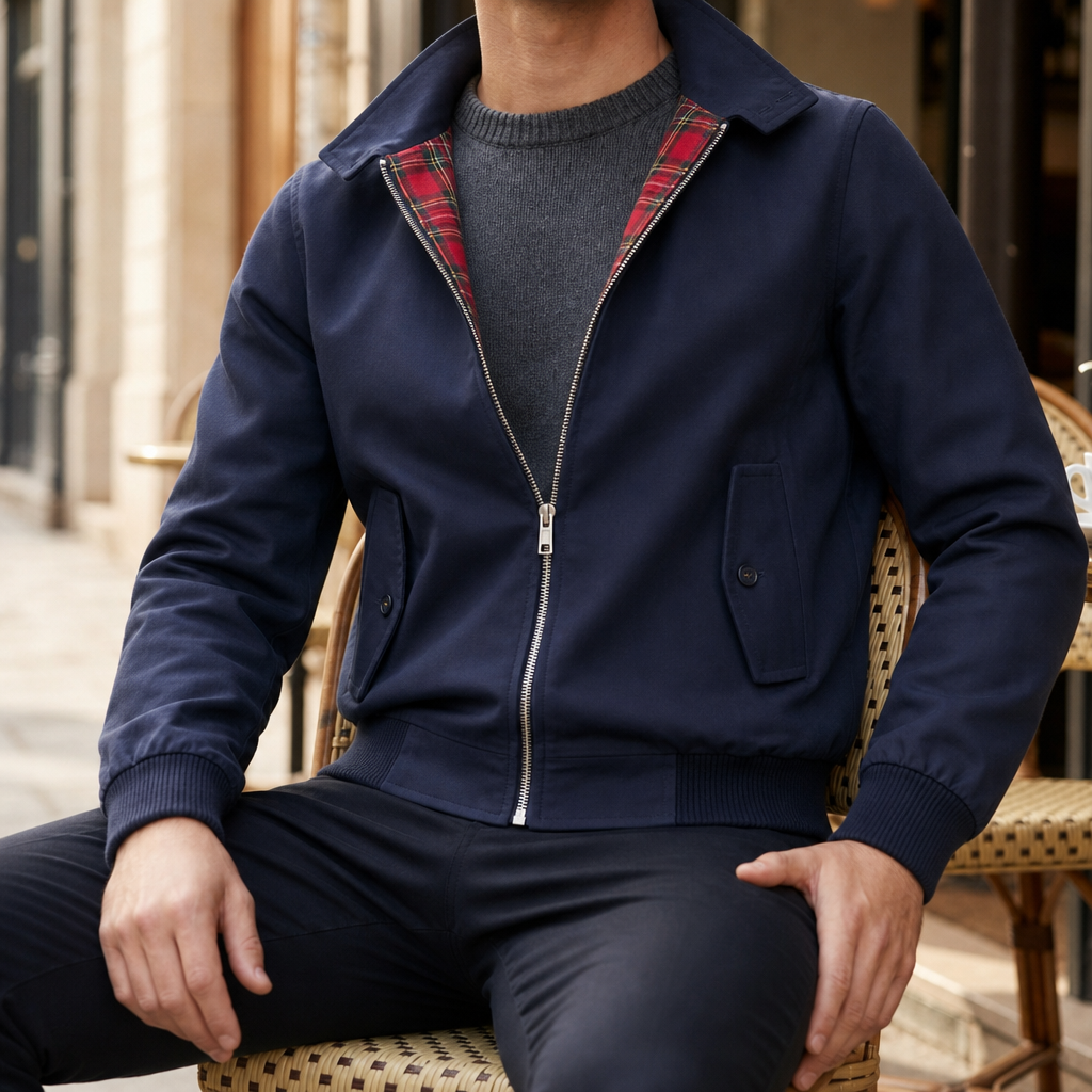 Siracusa Classic Tartan Lined Harrington