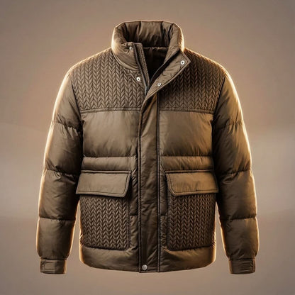 Oscar | Goose Down Puffer Jacket with a Glossy Finish
