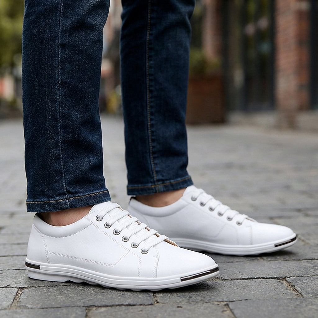 Calvin Genuine Leather Sneakers