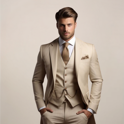 Anthony | Modern Three-Piece Wedding Suit
