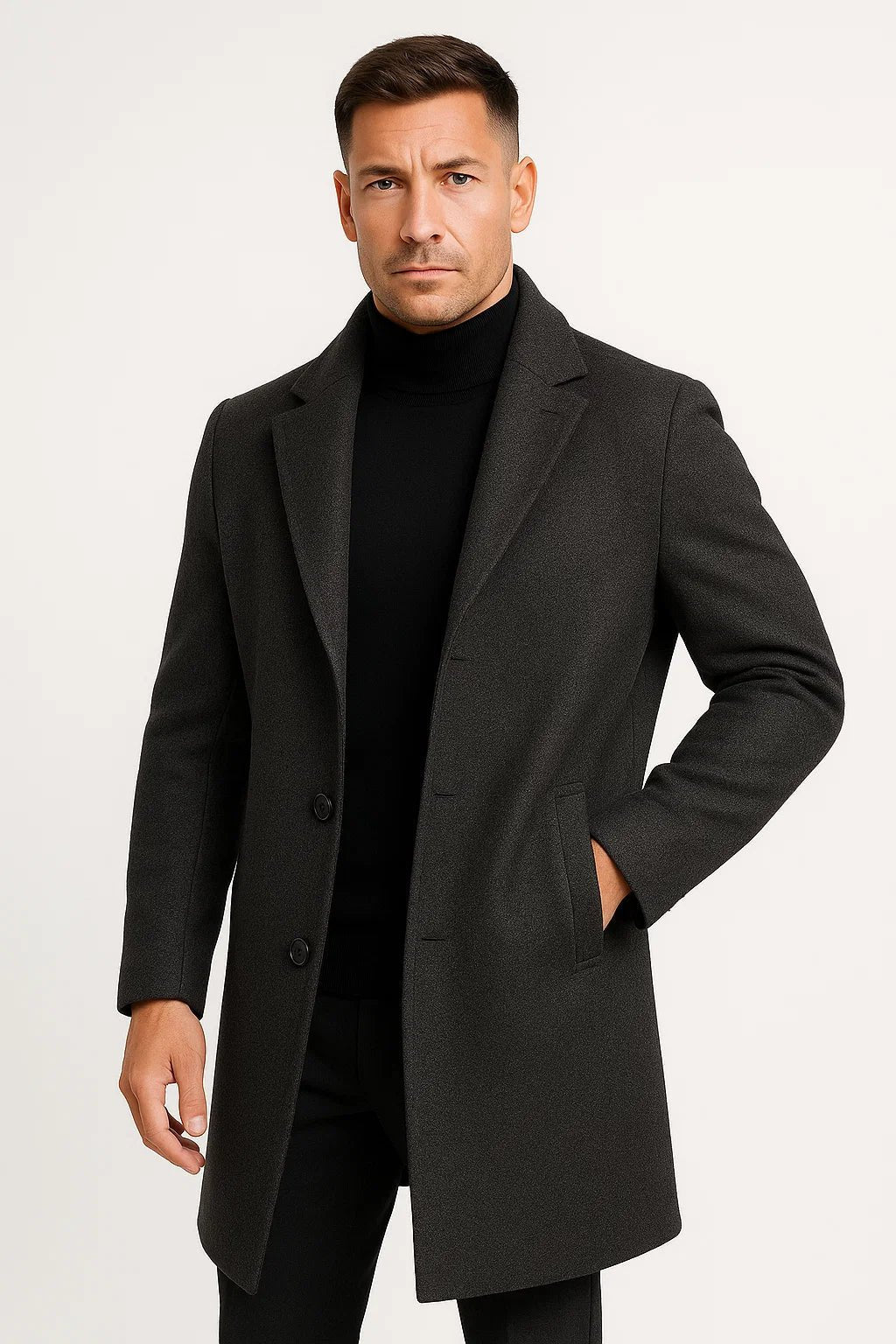 Jason | Elegant And Versatile Mid-Length Trench Coat