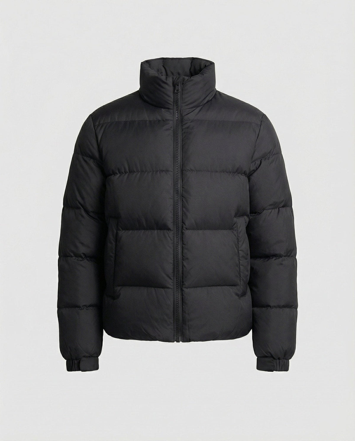 Alexander | Modern Puffer Jacket with Adjustable Hood and High Collar