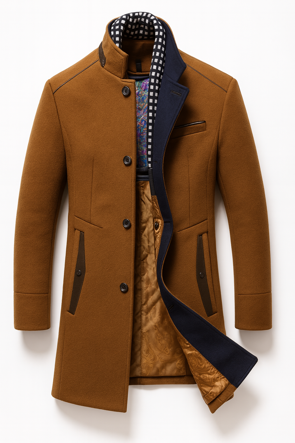 Jason | Wool Overcoat For Men