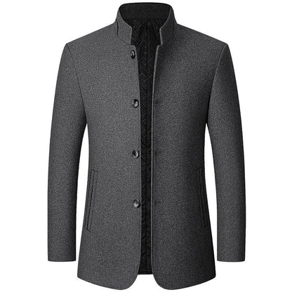 Richard | Elegant Stand-Collar Trench Coat