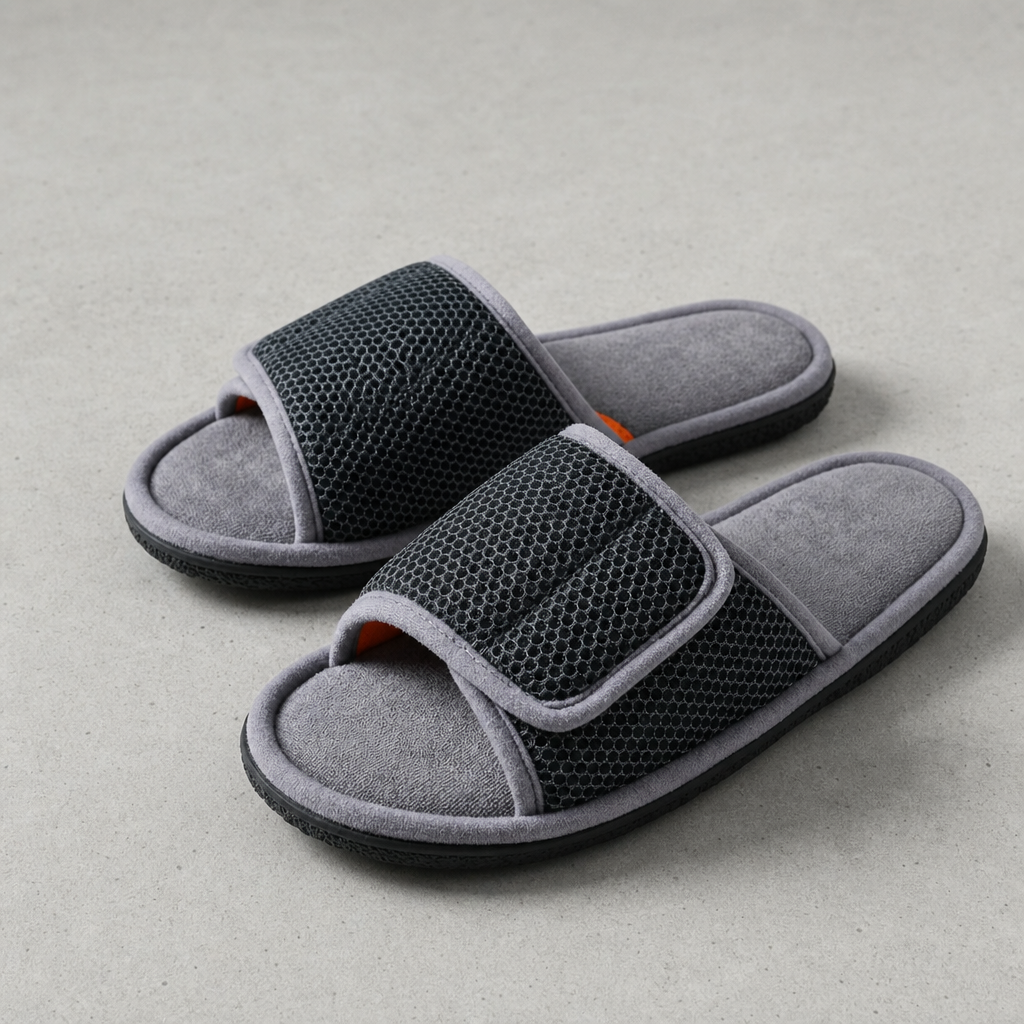 Kalymnos Adjustable Mesh Slide Slippers