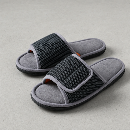 Kalymnos Adjustable Mesh Slide Slippers