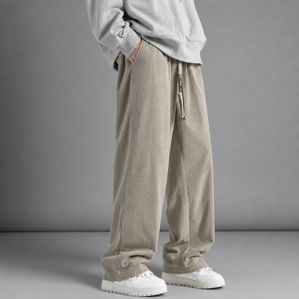 Marvao Wide Leg Corduroy Pants