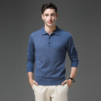 Daniel | Premium Cashmere Polo Knit Sweater