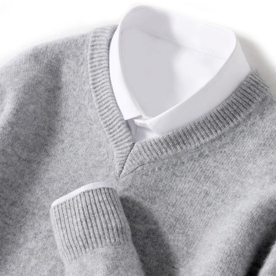 Olympian Merino V-Neck Sweater