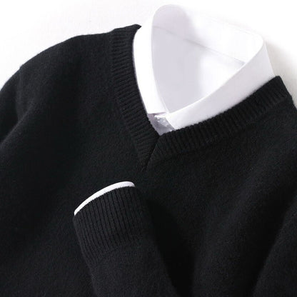 Olympian Merino V-Neck Sweater