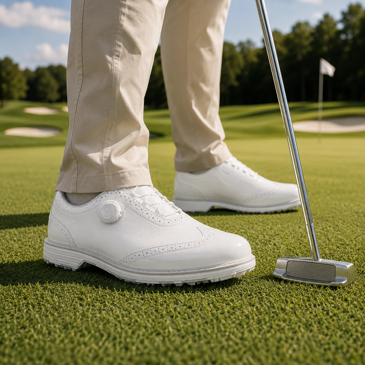 Prestwick Spiked Professional Leather Golf Shoes