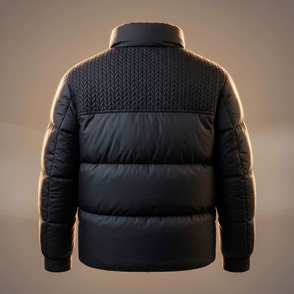 Oscar | Goose Down Puffer Jacket with a Glossy Finish