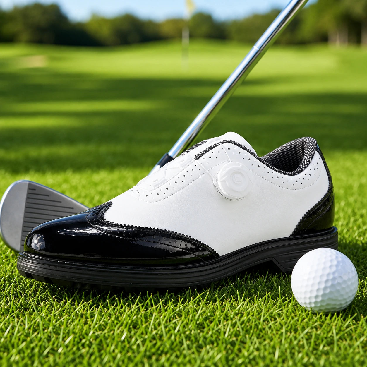 Prestwick Spiked Professional Leather Golf Shoes