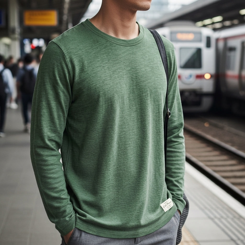 Trento Cotton Long Sleeve Tee