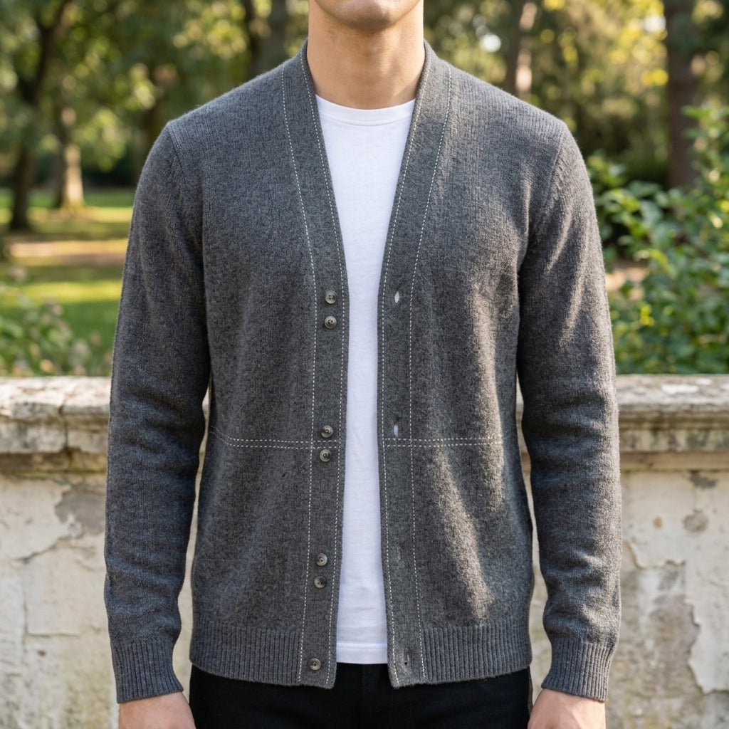 Korcula Wool Knit Cardigan
