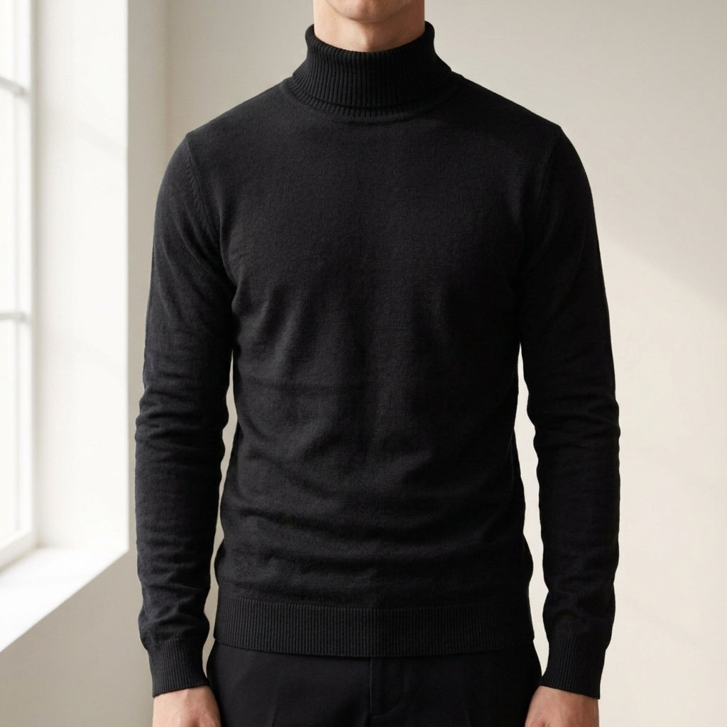 Porto Vecchio Classic Turtleneck Sweater