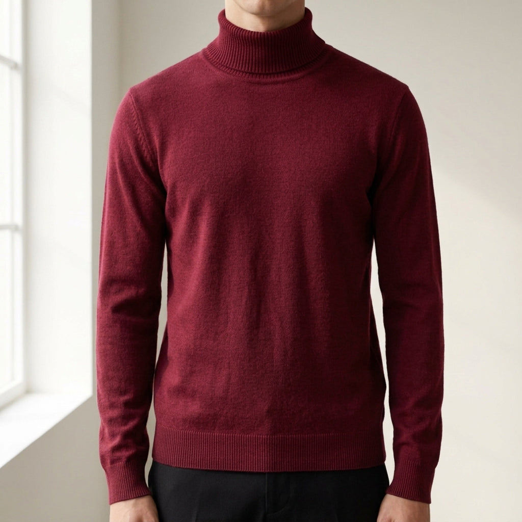 Porto Vecchio Classic Turtleneck Sweater