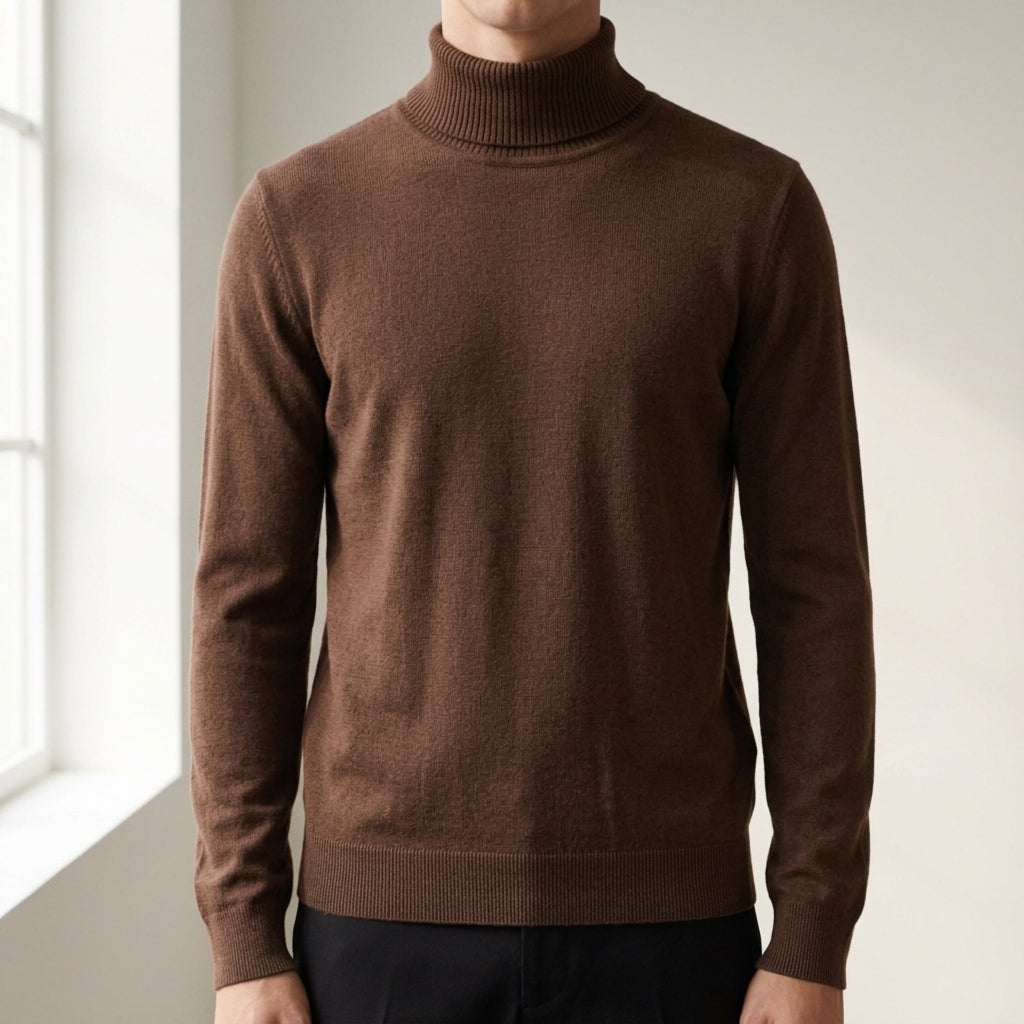 Porto Vecchio Classic Turtleneck Sweater