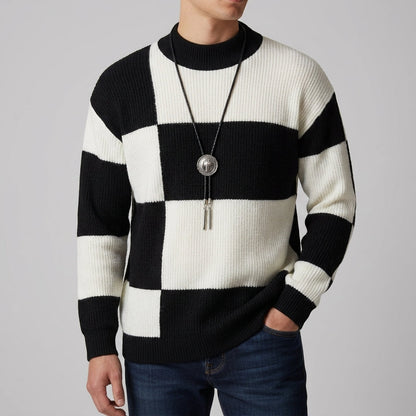 Nafplio Colour Block Knit Sweater