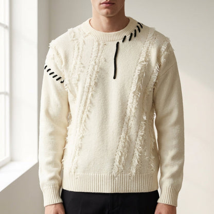 Trevi Fringe Knit Sweater