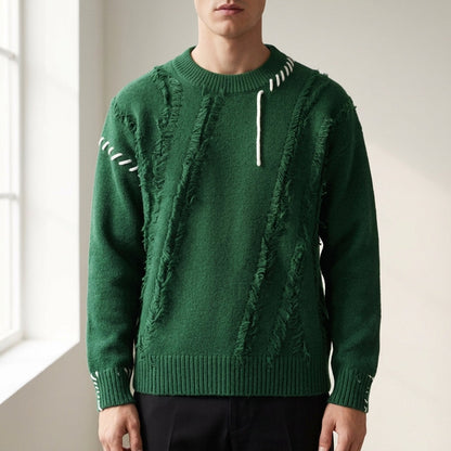 Trevi Fringe Knit Sweater
