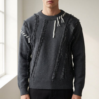 Trevi Fringe Knit Sweater