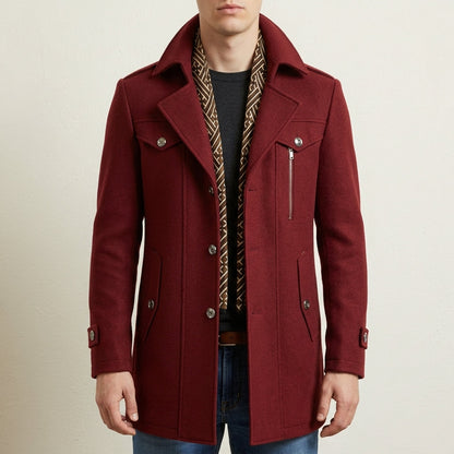 Grant | Mens Winter Coat Wool Overcoat