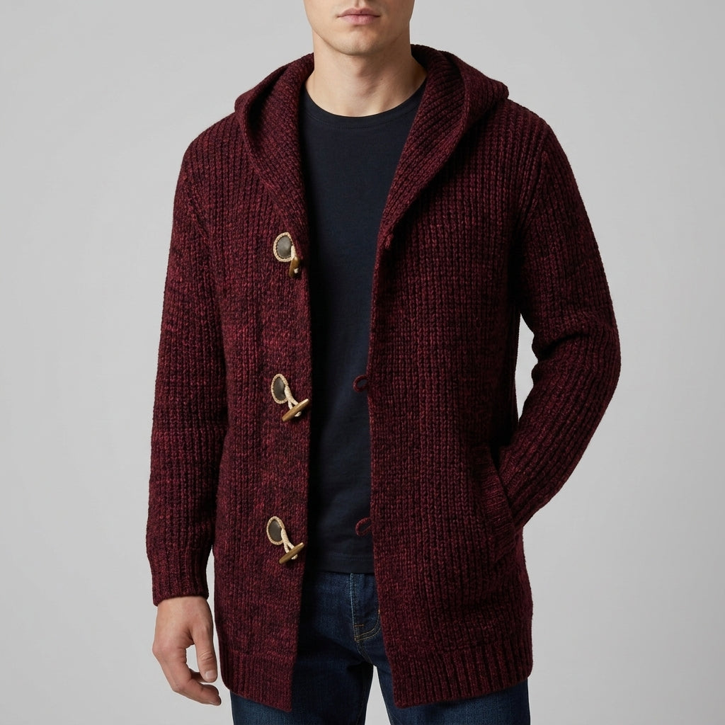 Hondarribia Hooded Toggle Cardigan