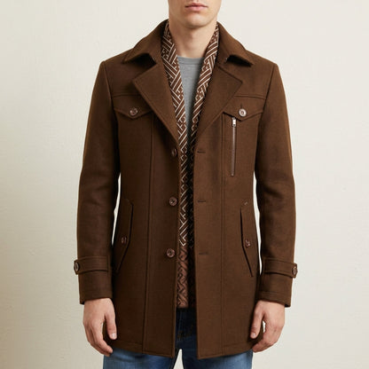 Grant | Mens Winter Coat Wool Overcoat