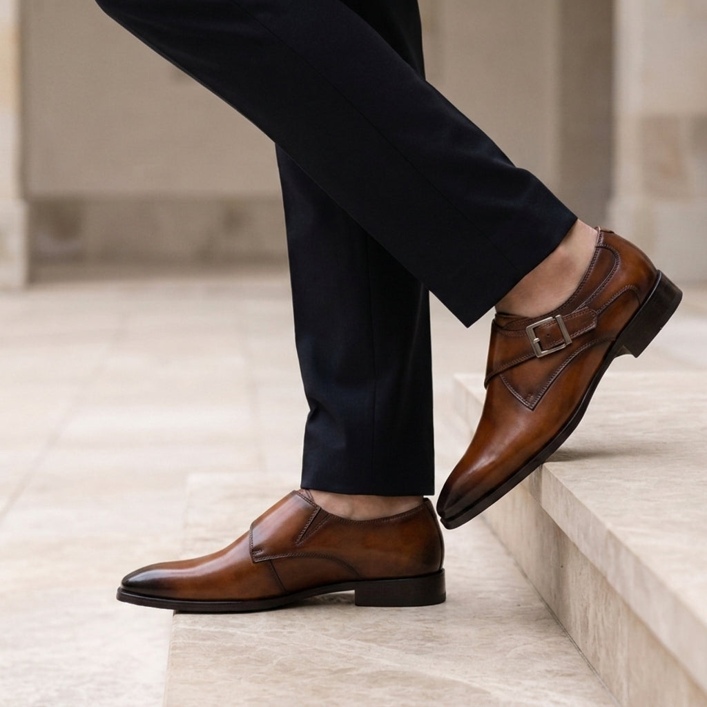 Pollensa Single Monk Strap Shoes