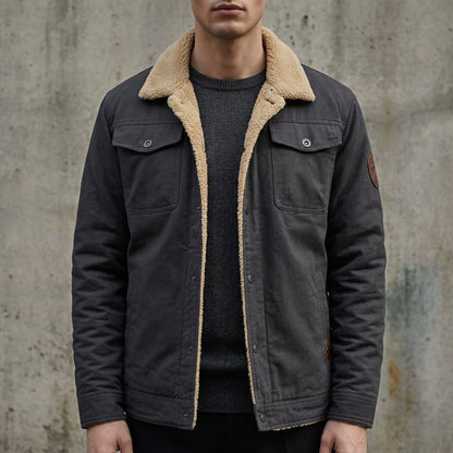 Spoleto Sherpa Lined Bomber Jacket