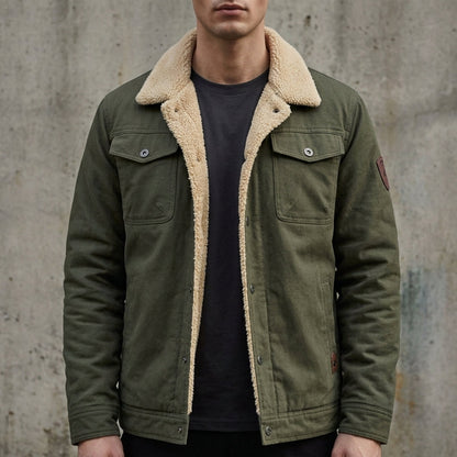 Spoleto Sherpa Lined Bomber Jacket